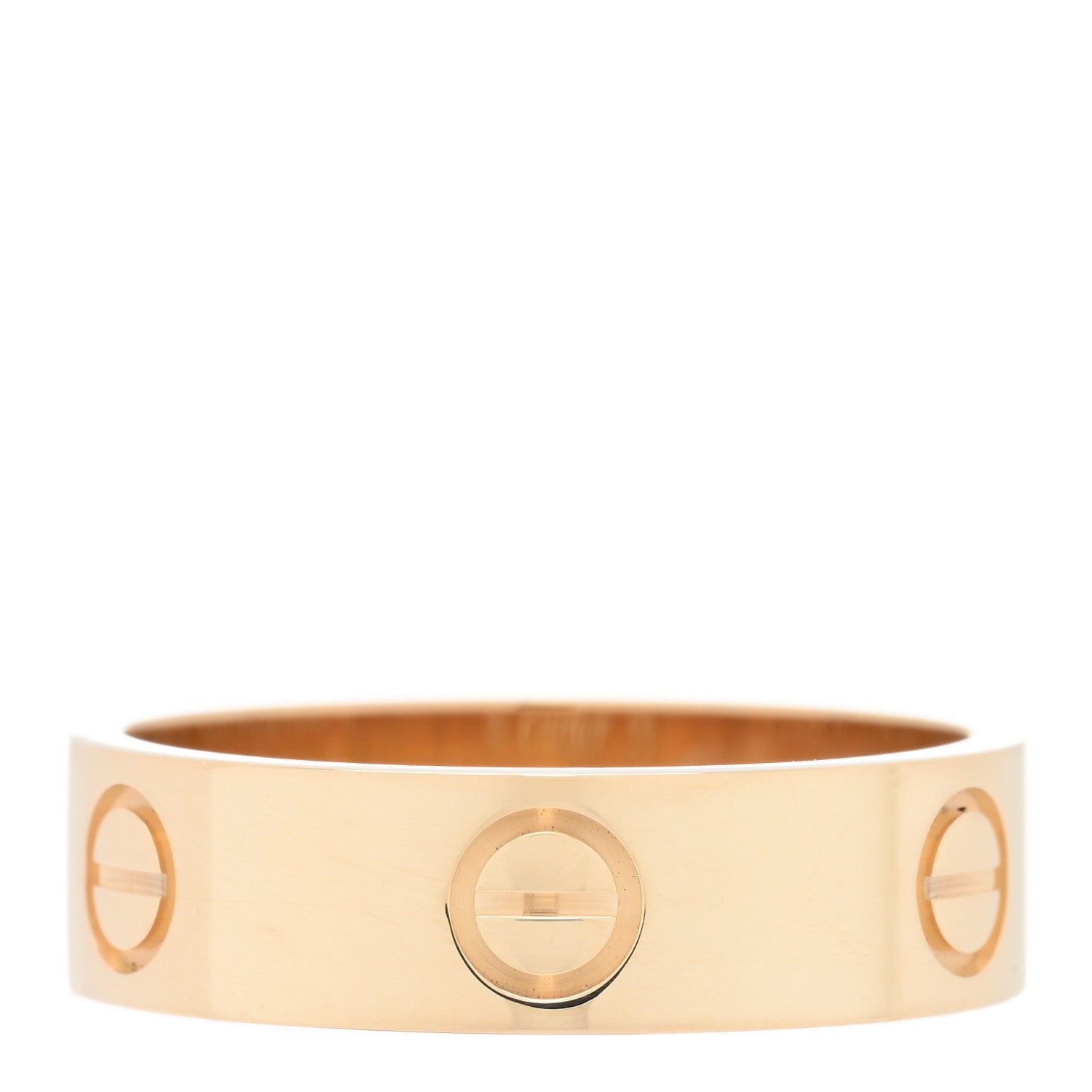 Cartier 18K Yellow Gold 5.5mm LOVE Ring 56 7.75 3 of 5