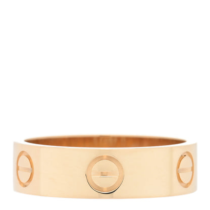 Cartier 18K Yellow Gold 5.5mm LOVE Ring 56 7.75 3 of 5