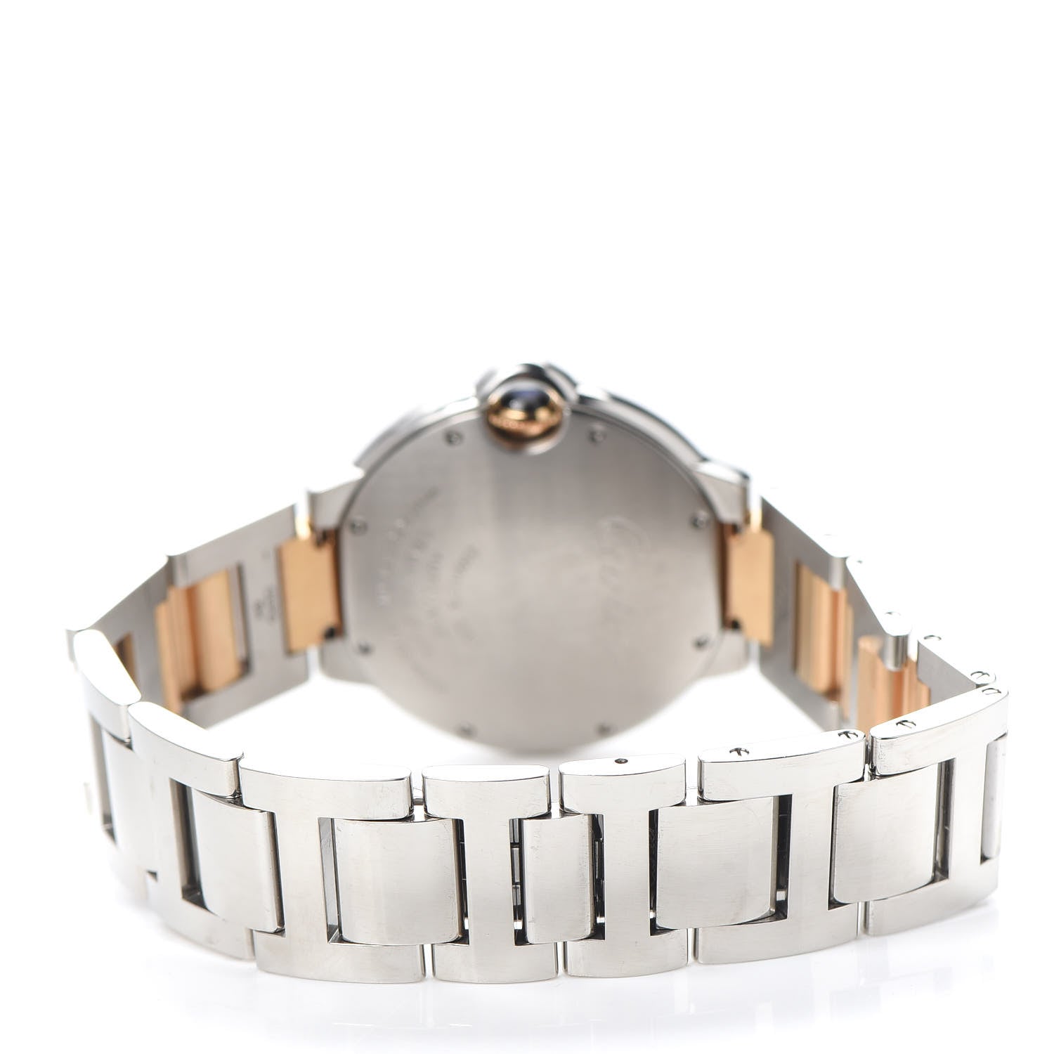 Cartier Stainless Steel 18K Pink Gold Pink Mother of Pearl 36mm Ballon Bleu De Cartier Automatic Watch 3 of 5