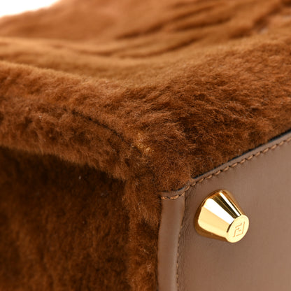 Fendi Shearling Vitello King Logo Medium Fendi Sunshine Shopper Tote Foresta 9 of 12