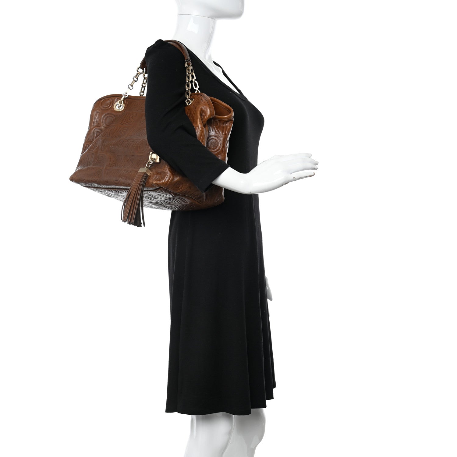 Louis Vuitton Monogram Paris Souple Wish Chocolate 2 of 13