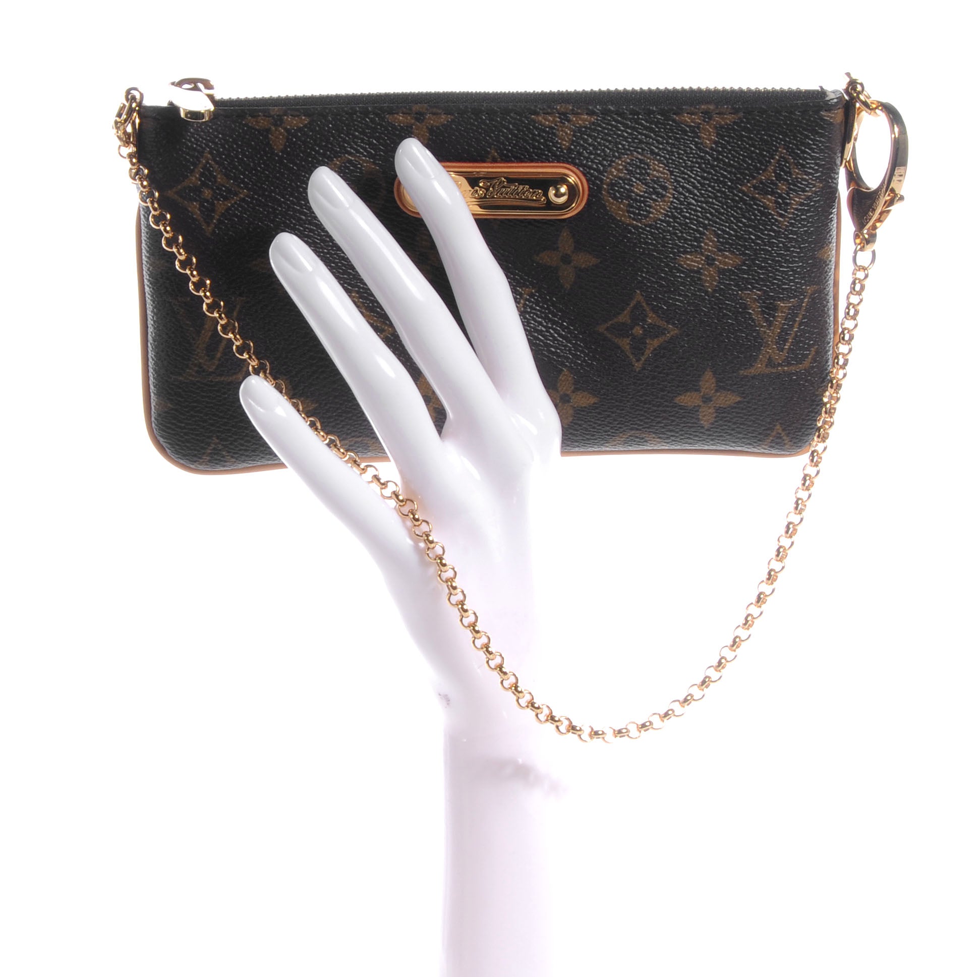 Louis Vuitton Monogram Milla Clutch MM 2 of 8