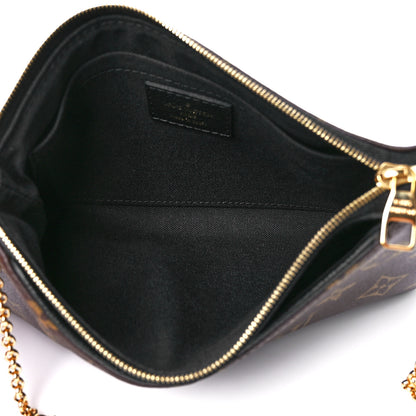 Louis Vuitton Monogram Pallas Clutch Black 5 of 13