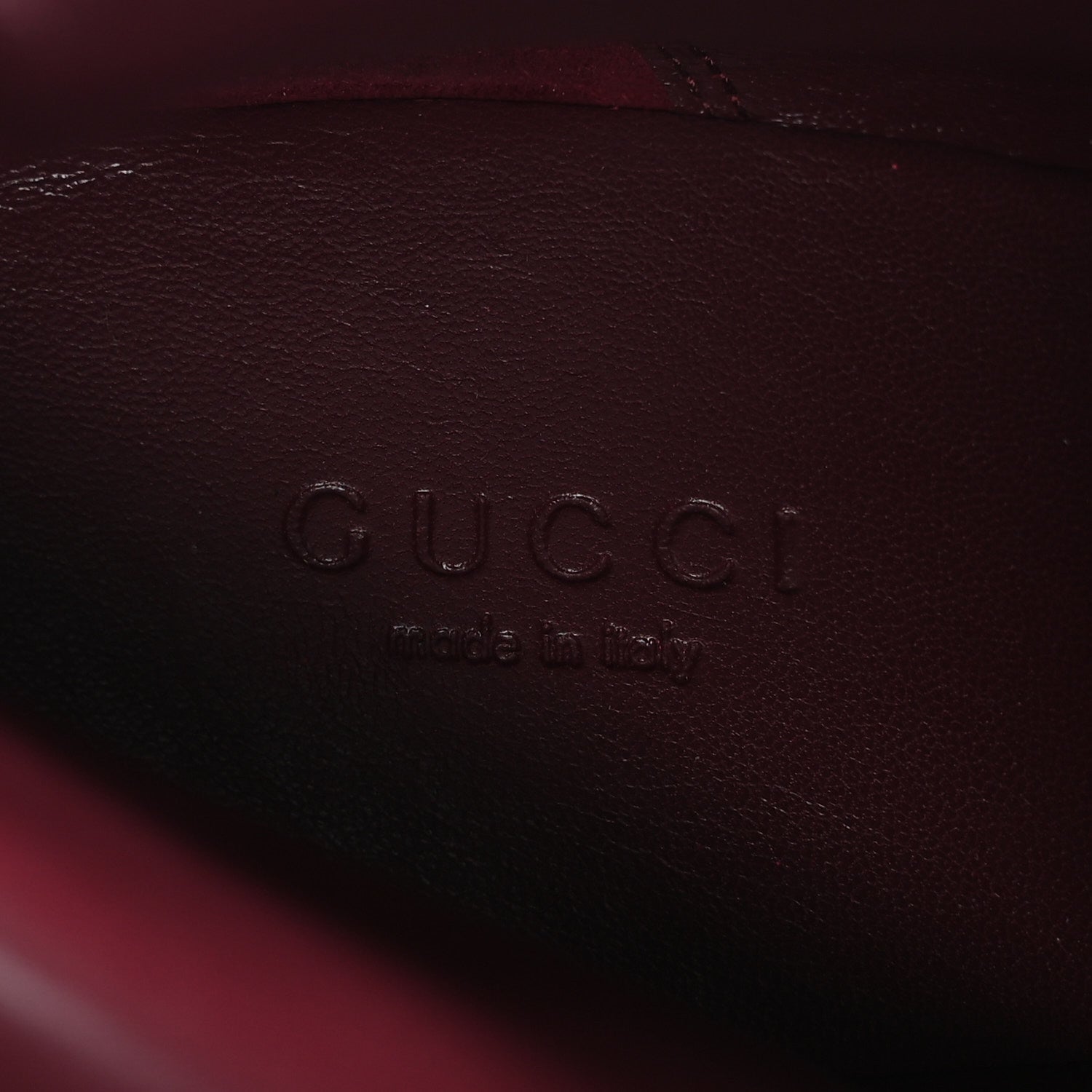 Gucci Grained Calfskin Pointed Toe Bootie 10 Brown 7 of 12