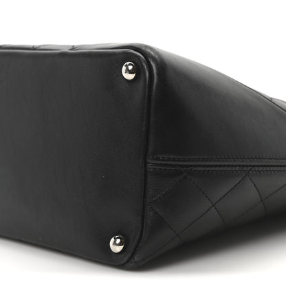 Chanel Calfskin Quilted Medium Cambon Tote Black 18 of 19