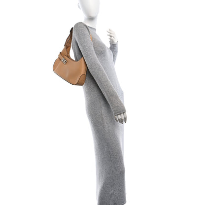 Salvatore Ferragamo Soft Calfskin Gancini Hobo Beige 2 of 9