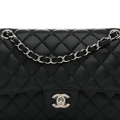 Chanel Caviar Quilted Medium Double Flap Black 8 of 10