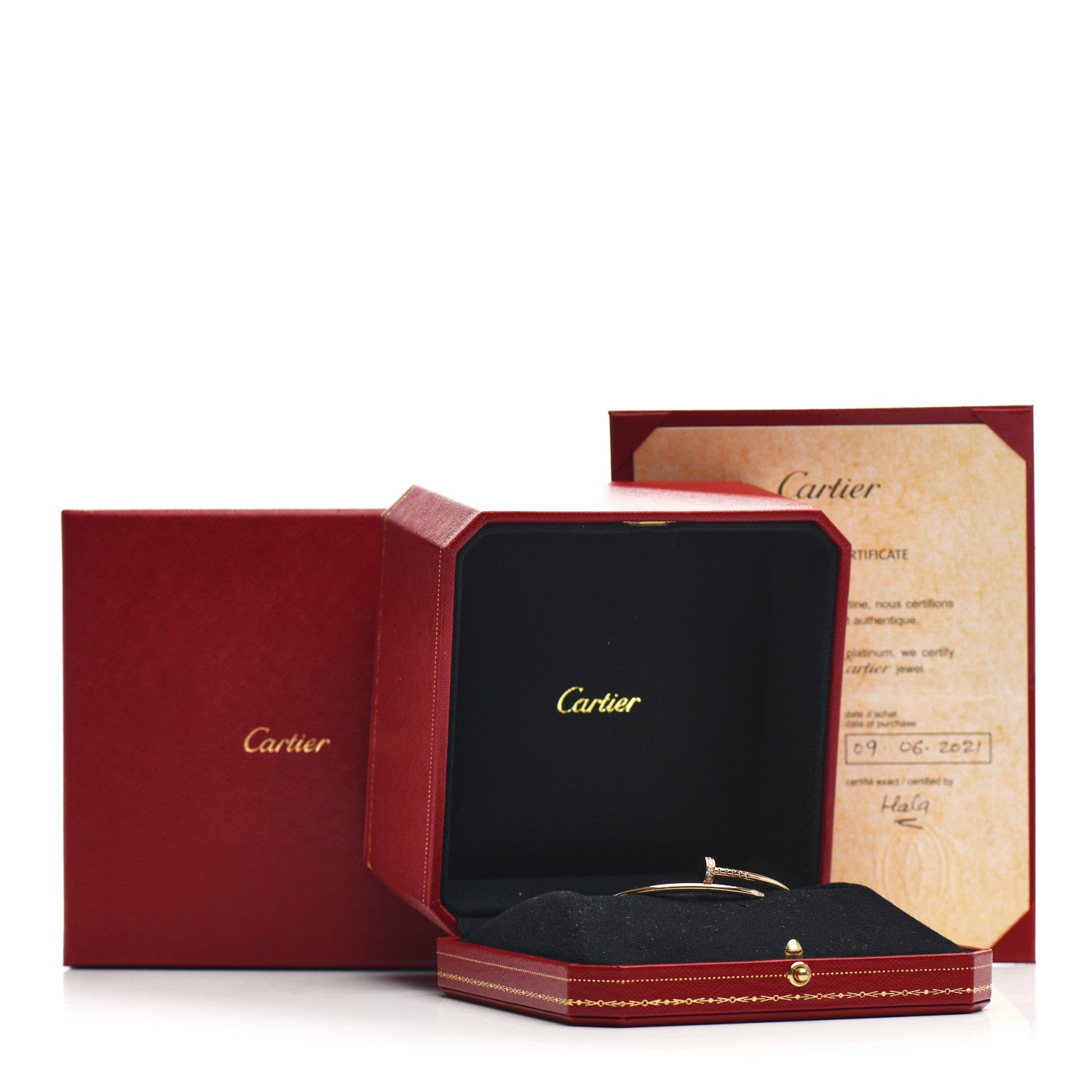Cartier 18K Pink Gold Diamond Small Juste Un Clou Bracelet 15 6 of 6