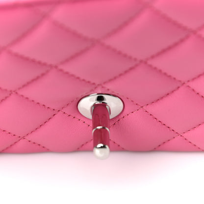 Chanel Lambskin Quilted Mini Square Flap Pink 12 of 13
