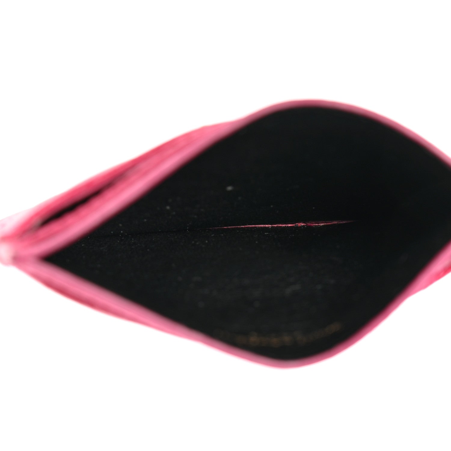Saint Laurent Grain De Poudre Matelasse Chevron Monogram Credit Card Case 5 of 9
