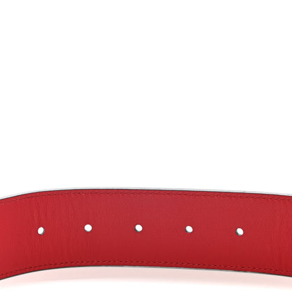 Gucci GG Plus Monogram Blooms Plaque Belt 85 34 Blue 5 of 6