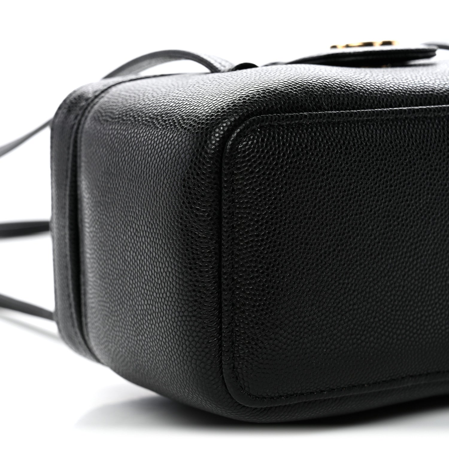 Chanel Shiny Caviar Preppy Coco Long Vanity With Strap Black 9 of 11