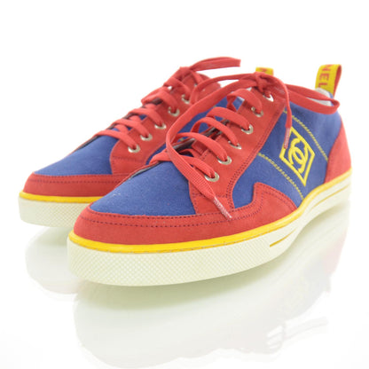 Chanel Mens Canvas Tennis Sneakers 44 2 of 6