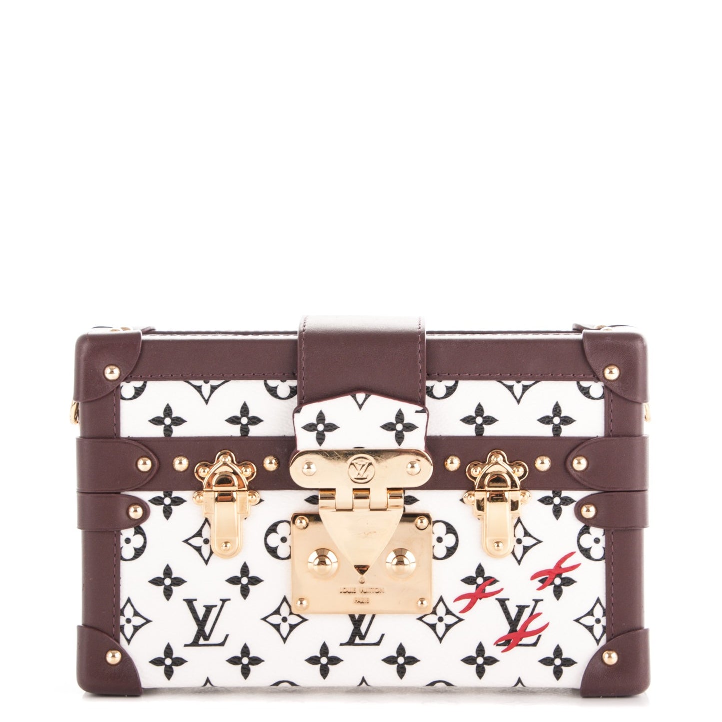 Monogram Petite Malle Black White