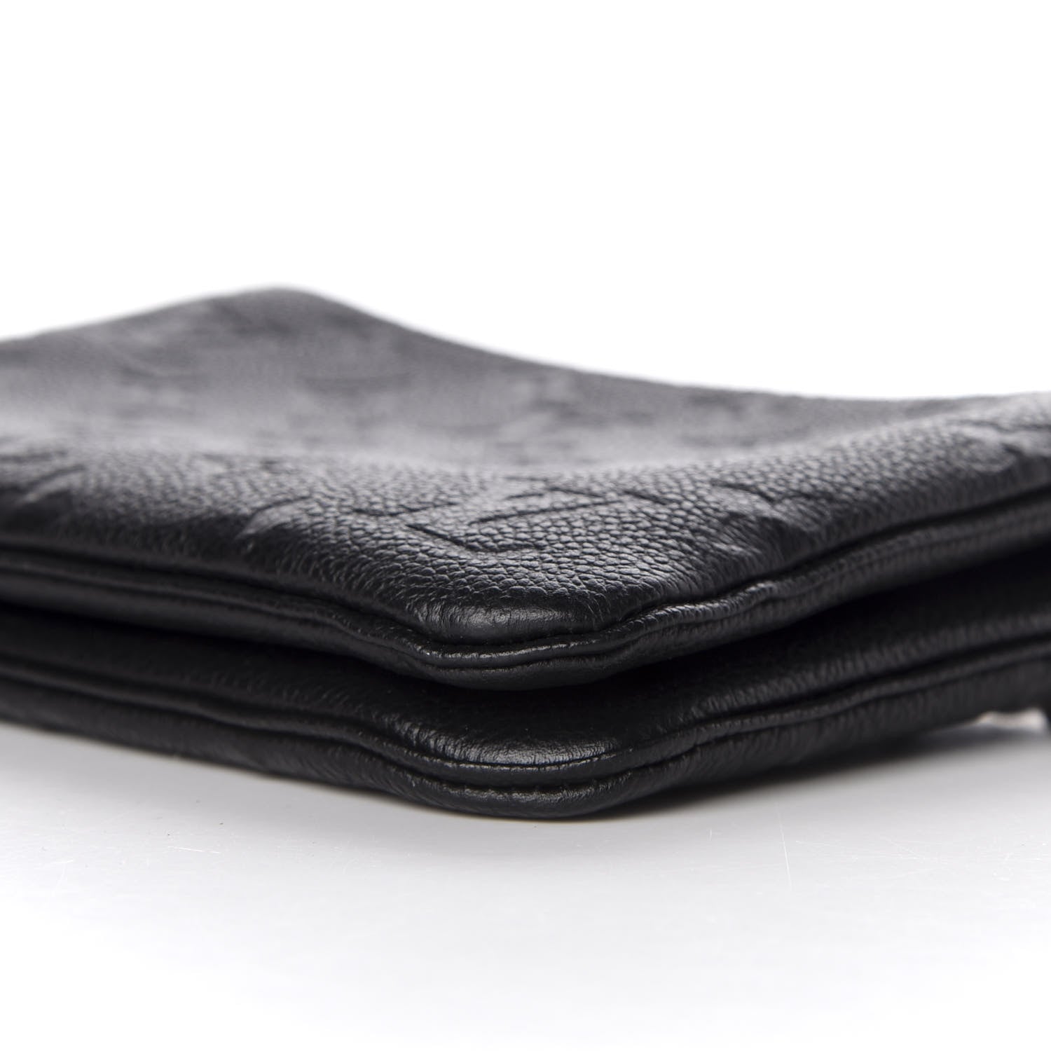 Louis Vuitton Empreinte Double Zip Pochette Black 7 of 9