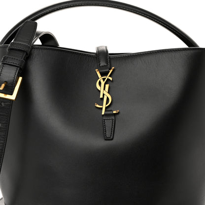 Saint Laurent Shiny Calfskin Le 37 Bucket Bag Black 9 of 11