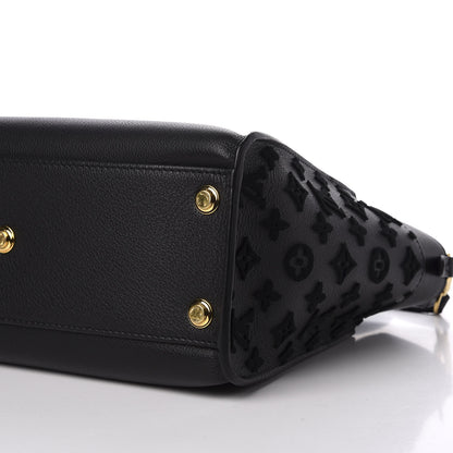 Louis Vuitton Calfskin Monogram Tufting On My Side Black 6 of 12