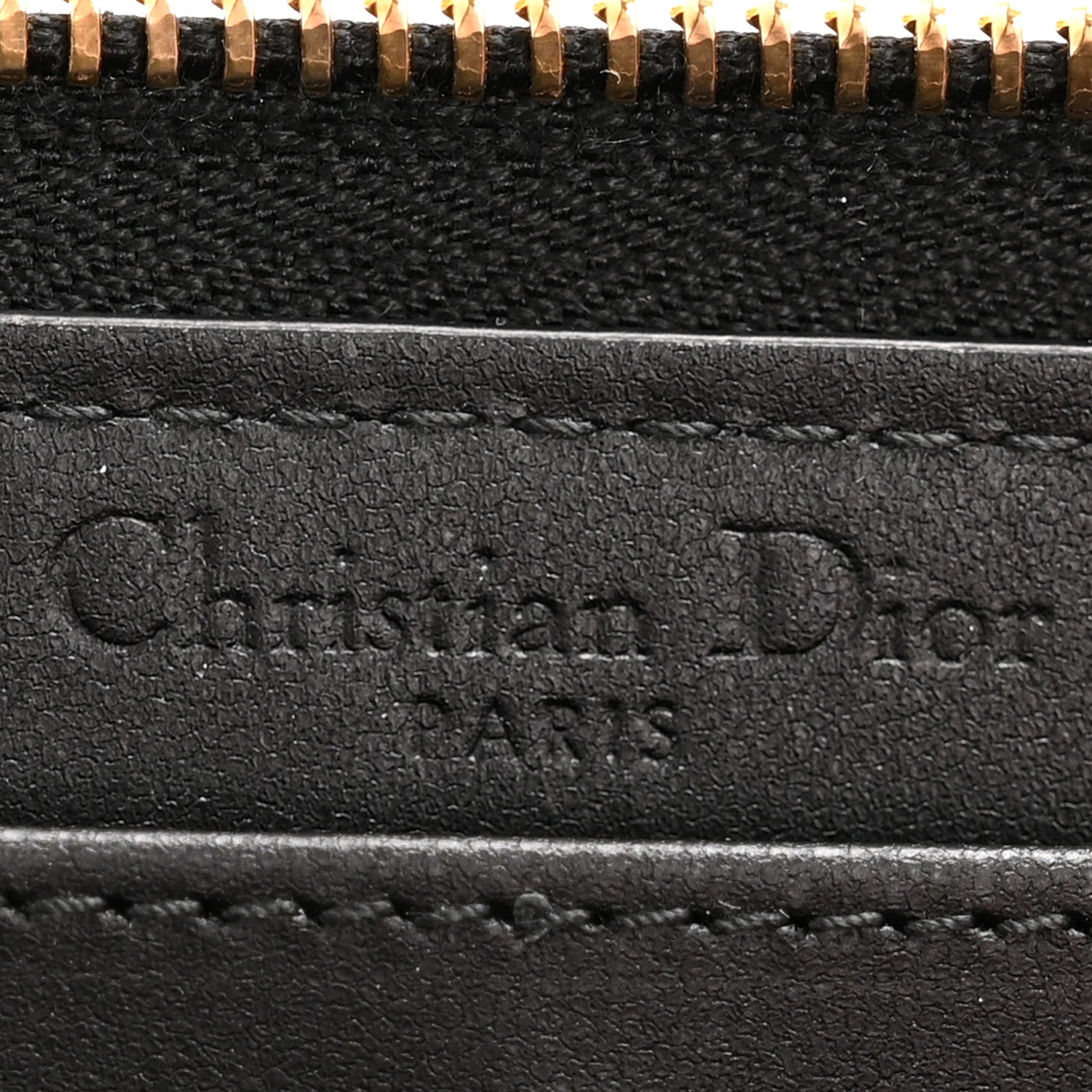Christian Dior Lambskin Cannage Lady Dior Voyageur Wallet Black 6 of 9