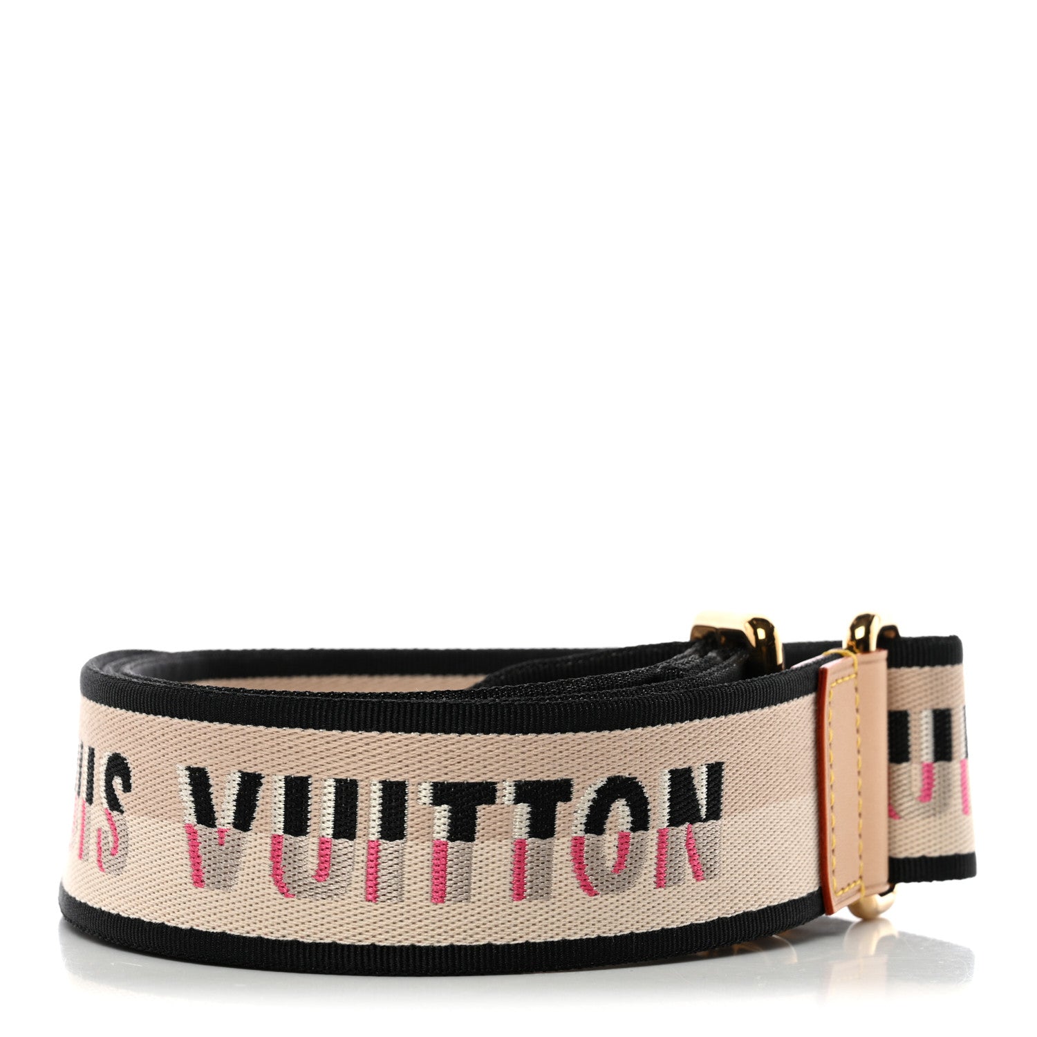 Louis Vuitton Jacquard Speedy Bandouliere 20 Shoulder Strap Black 2 of 4