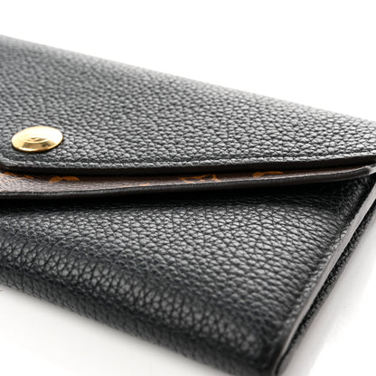 Louis Vuitton Calfskin Double V Wallet Black 10 of 11
