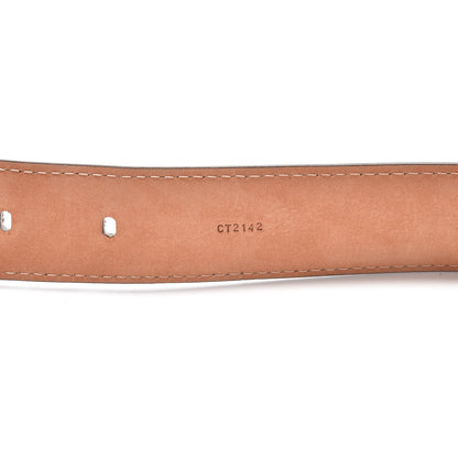 Louis Vuitton Damier Ebene 30mm Ellipse Belt 80 32 7 of 10