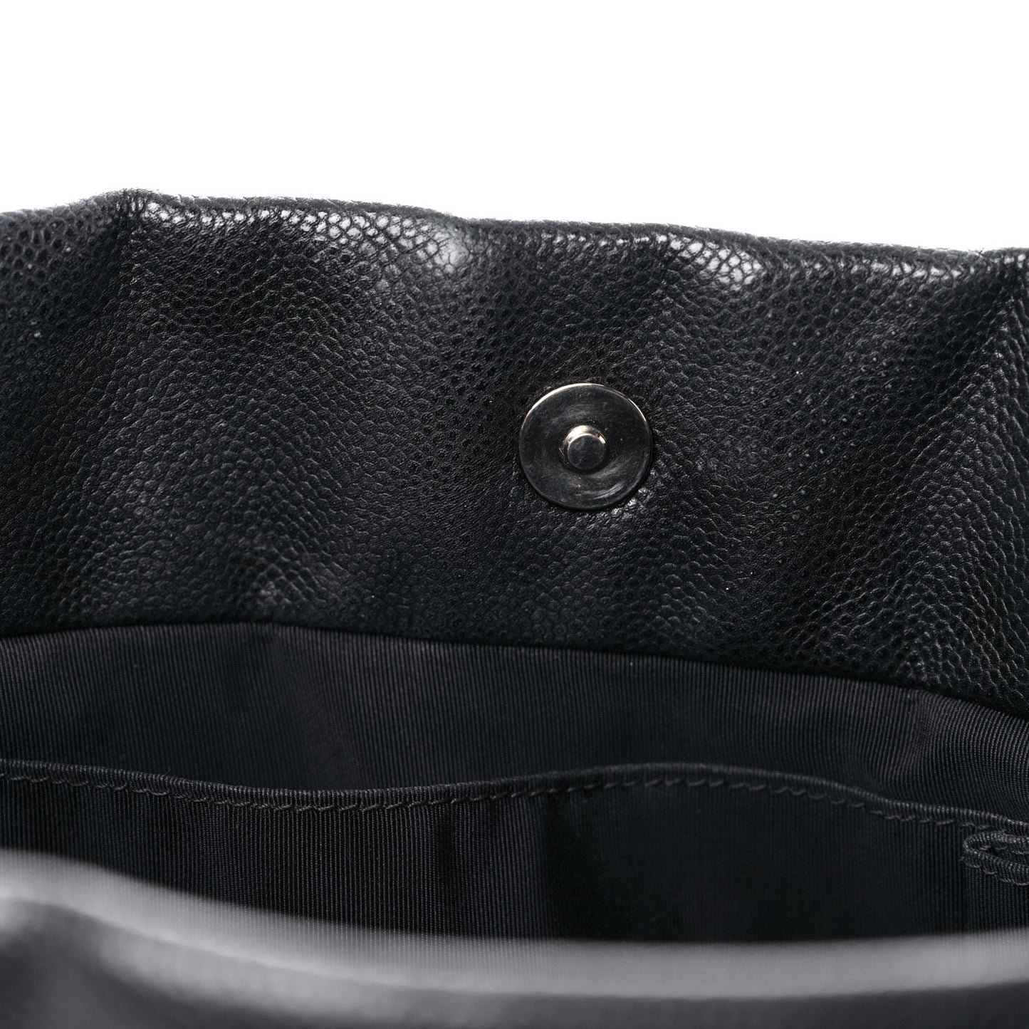 Soft Caviar Large Timeless CC Shopping Tote Black