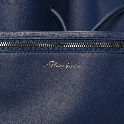 3.1 Phillip Lim 3.1 Smooth Calfskin Large Soleil Bucket Bag Midnight Blue 7 of 12
