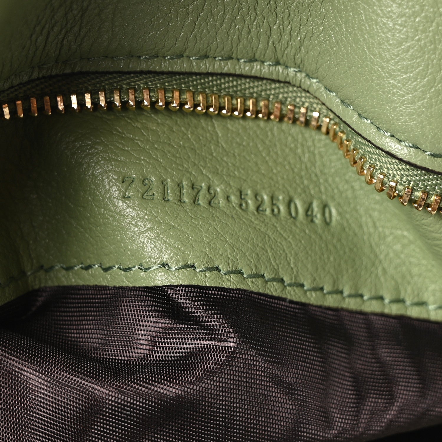 Gucci Roxy Calfskin Web Medium Blondie Top Handle Shoulder Flap Bag Salamander Green 7 of 10