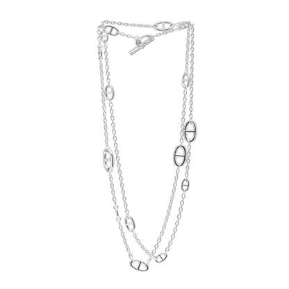 Hermes Sterling Silver Farandole Necklace 120 3 of 4