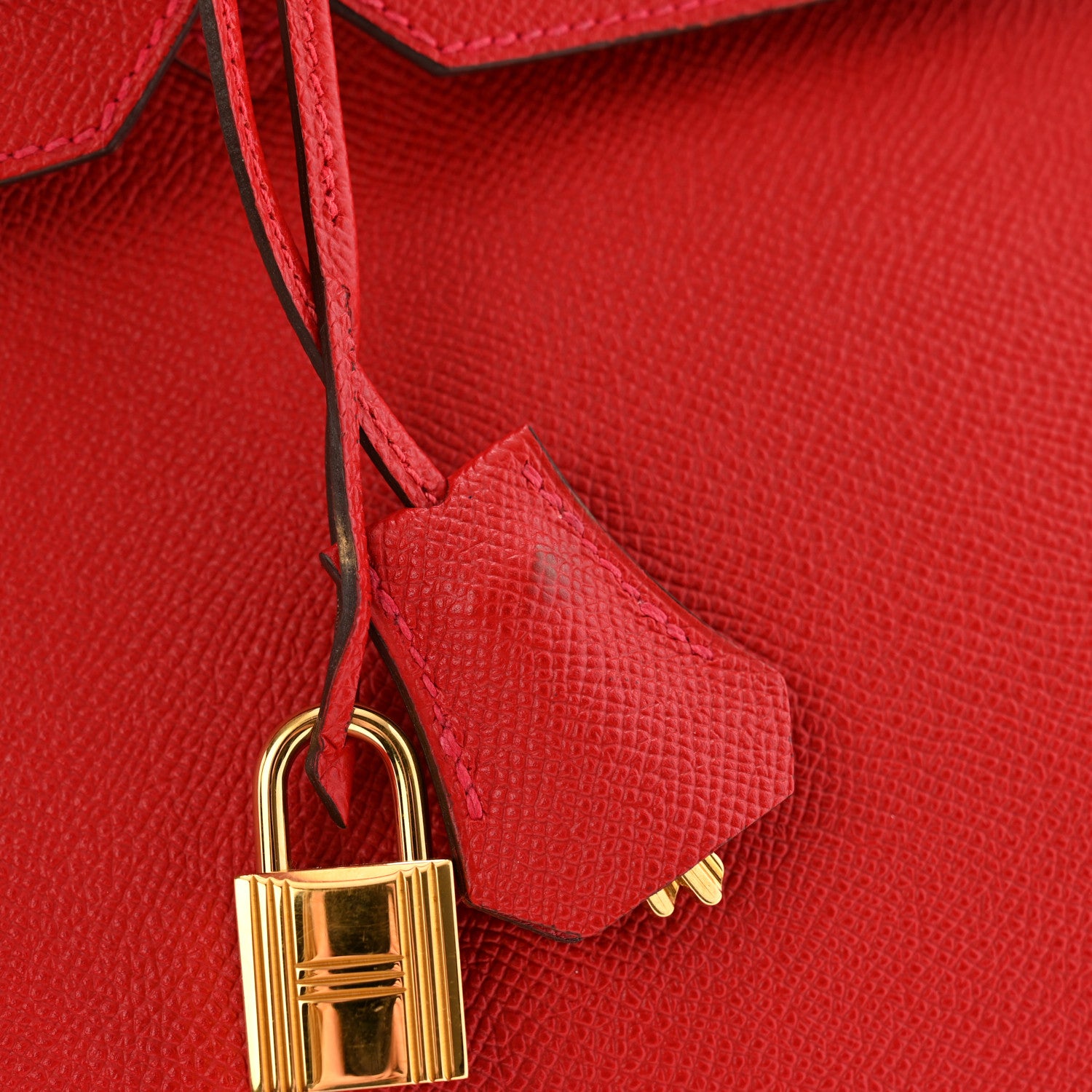 Hermes Epsom Birkin 35 Rouge Casaque 11 of 13