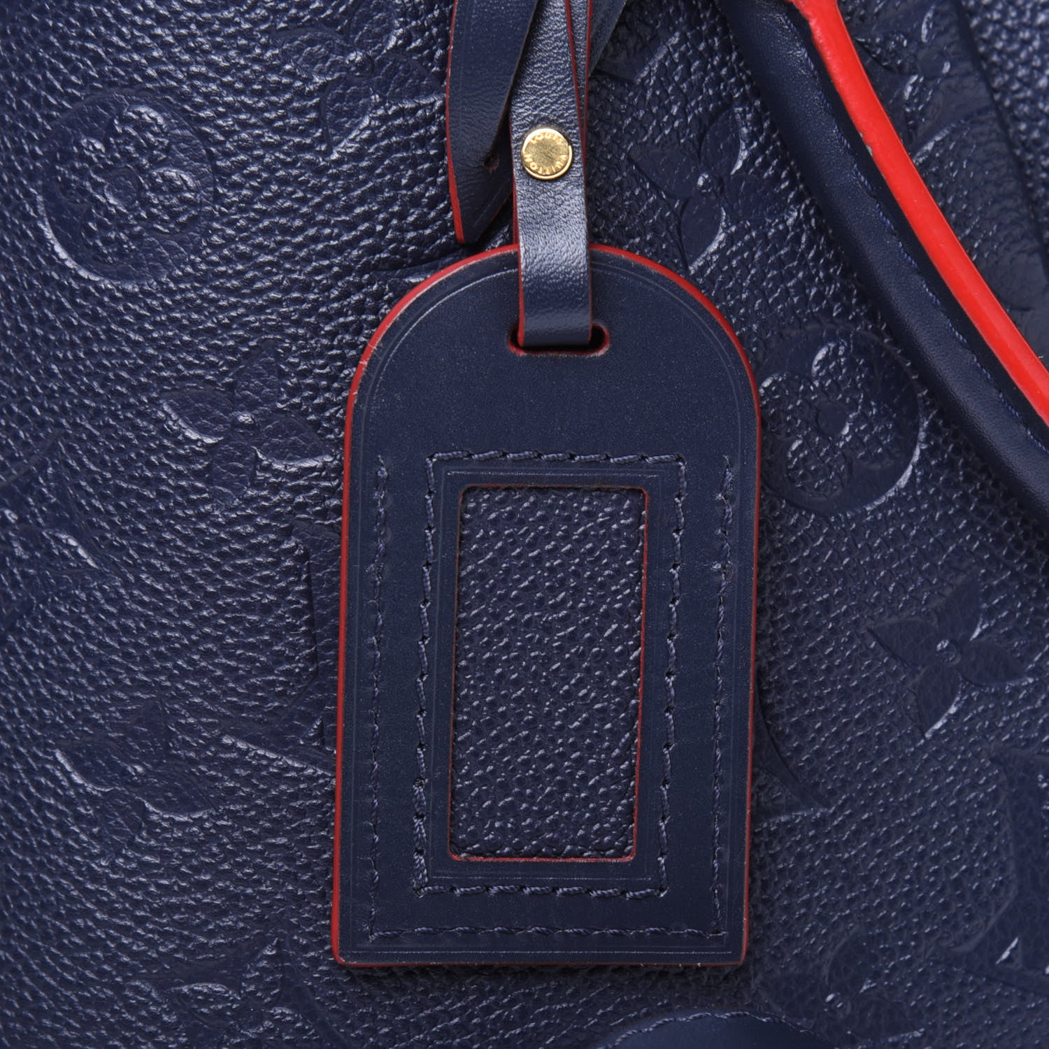 Louis Vuitton Empreinte V Tote MM Marine Rouge 16 of 22