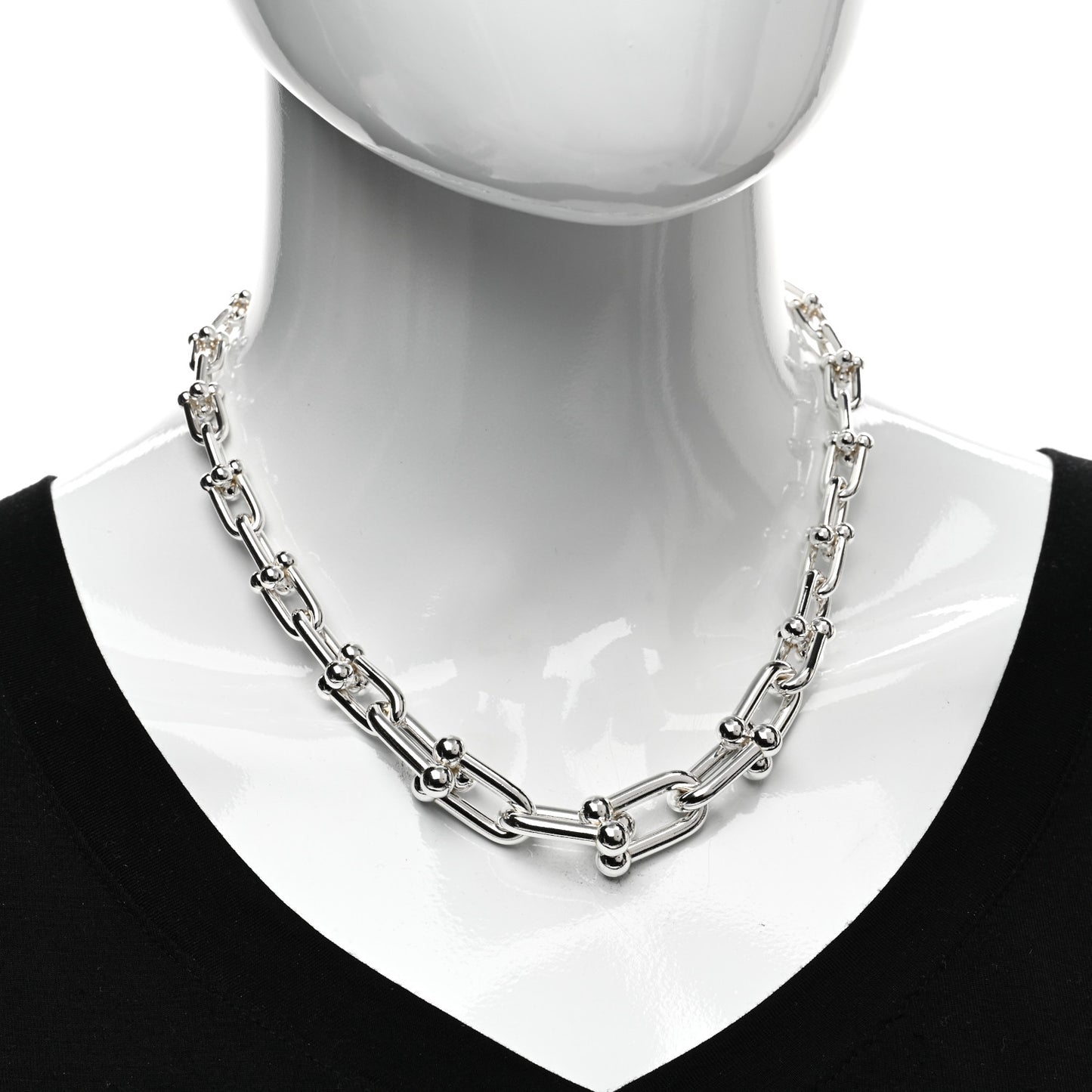 Sterling Silver HardWear Graduated Link Necklace