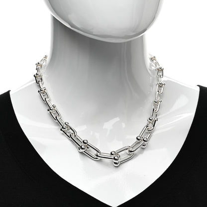 Tiffany Sterling Silver HardWear Graduated Link Necklace 2 of 4