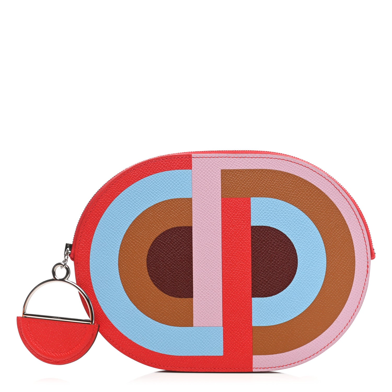 Hermes Epsom In-The-Loop-To-Go Pouch Multicolore Rouge De Coeur 1 of 9