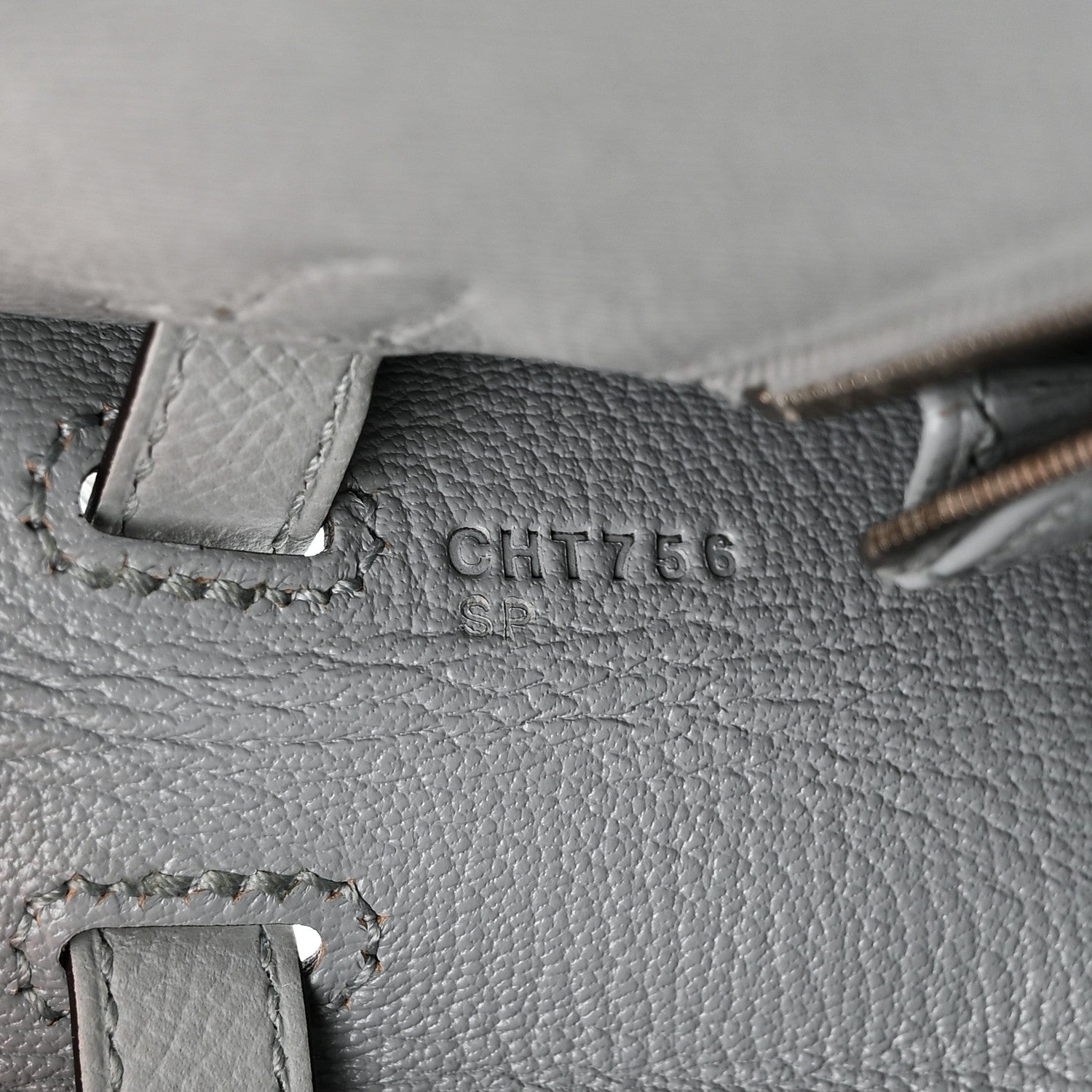 Hermes Epsom Kelly Sellier 25 Bleu Glacier 7 of 11