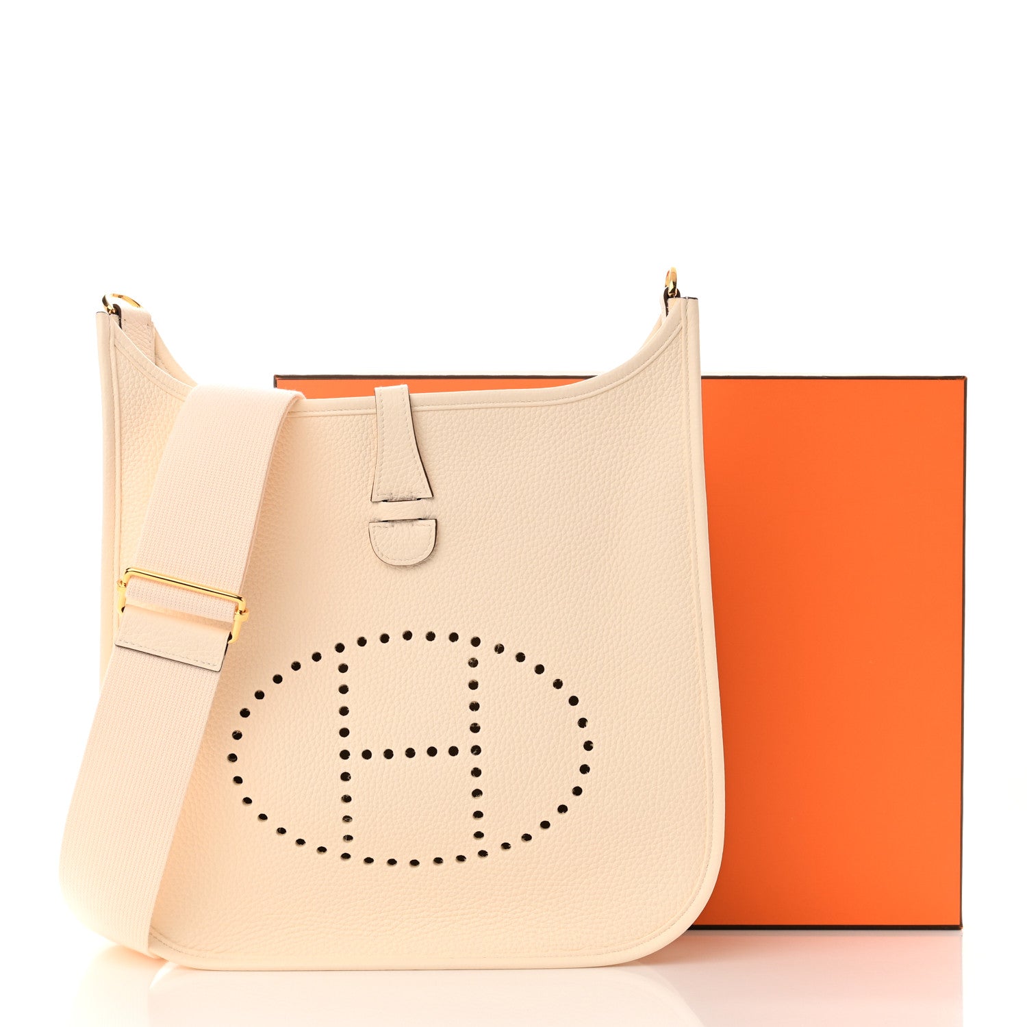 Hermes Taurillon Clemence Evelyne III PM Nata 11 of 11