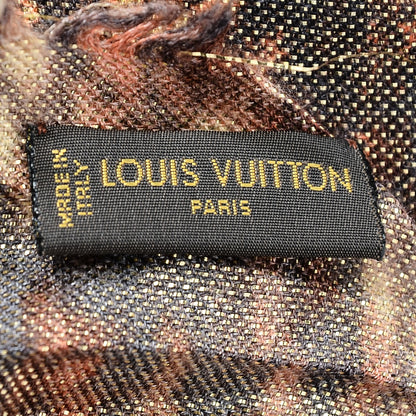 Louis Vuitton Cashmere Silk Blurry Stole Mordore 4 of 5