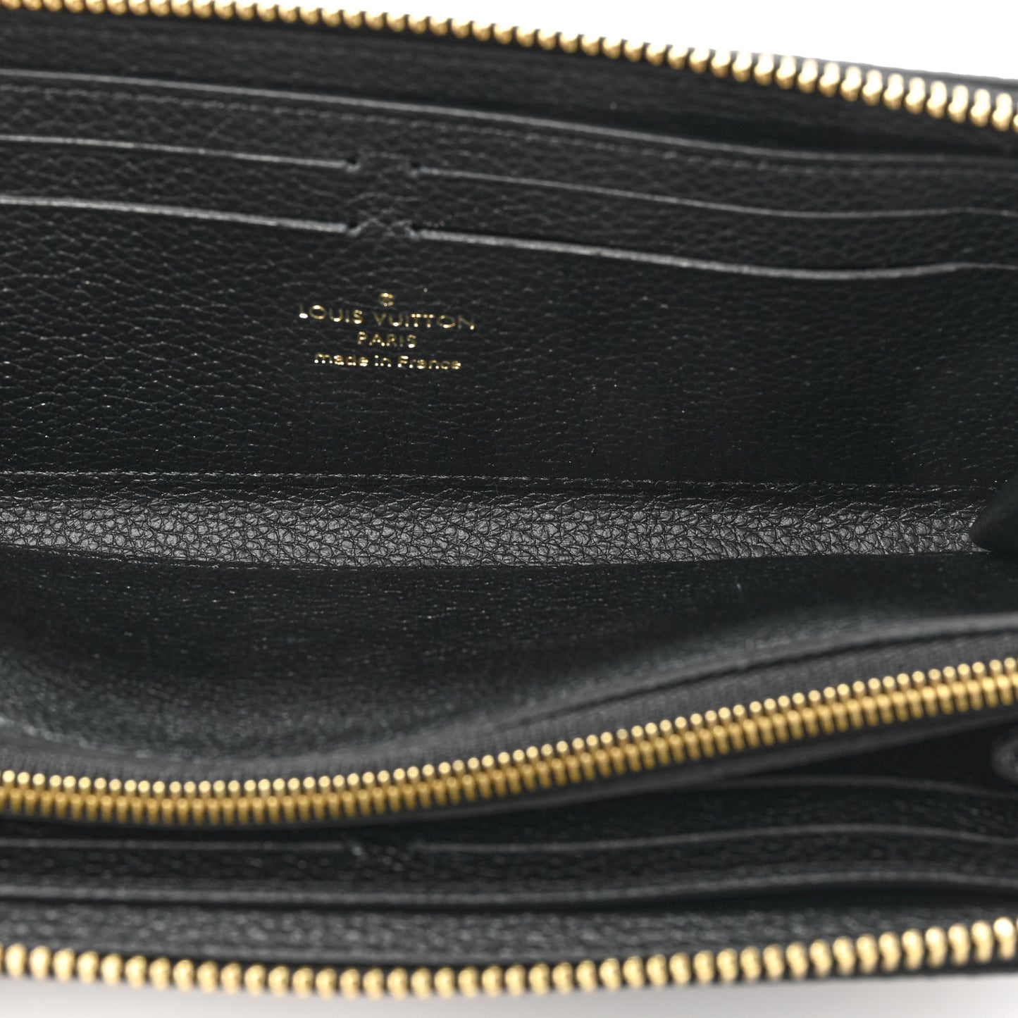 Empreinte Monogram Giant Clemence Wallet Black Beige