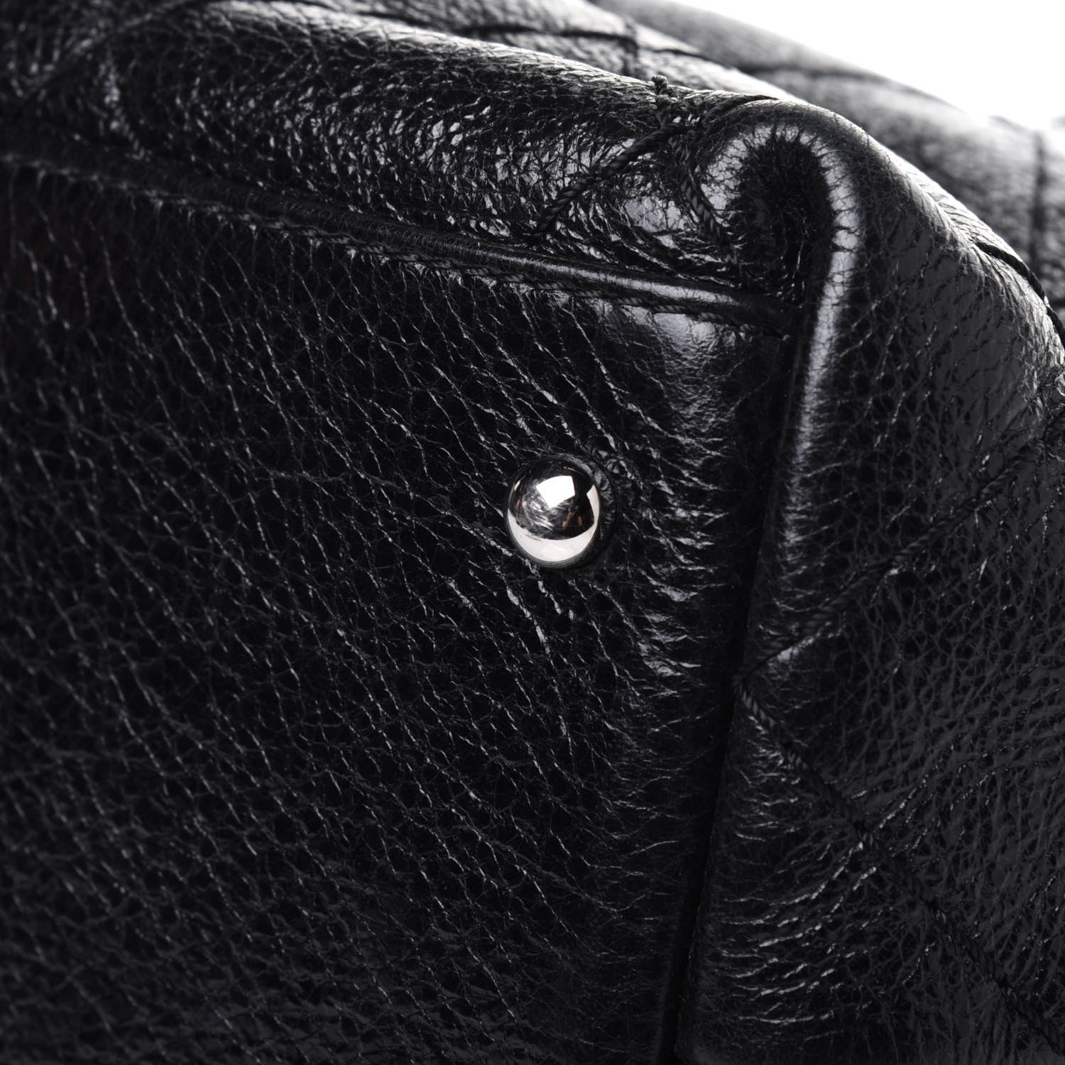 Chanel Glazed Calfskin Large On The Road Tote Black 15 of 22