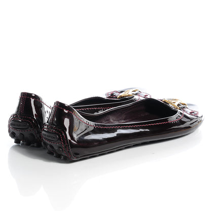 Louis Vuitton Patent Oxford Ballerina Flats Amarante Size 42 4 of 9