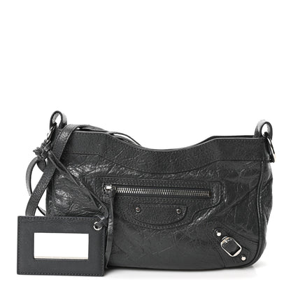 Balenciaga Agneau Classic Silver Hardware Hip Anthracite 3 of 11