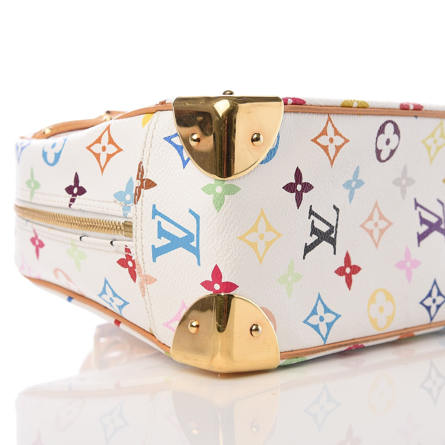 Monogram Multicolor Trouville White