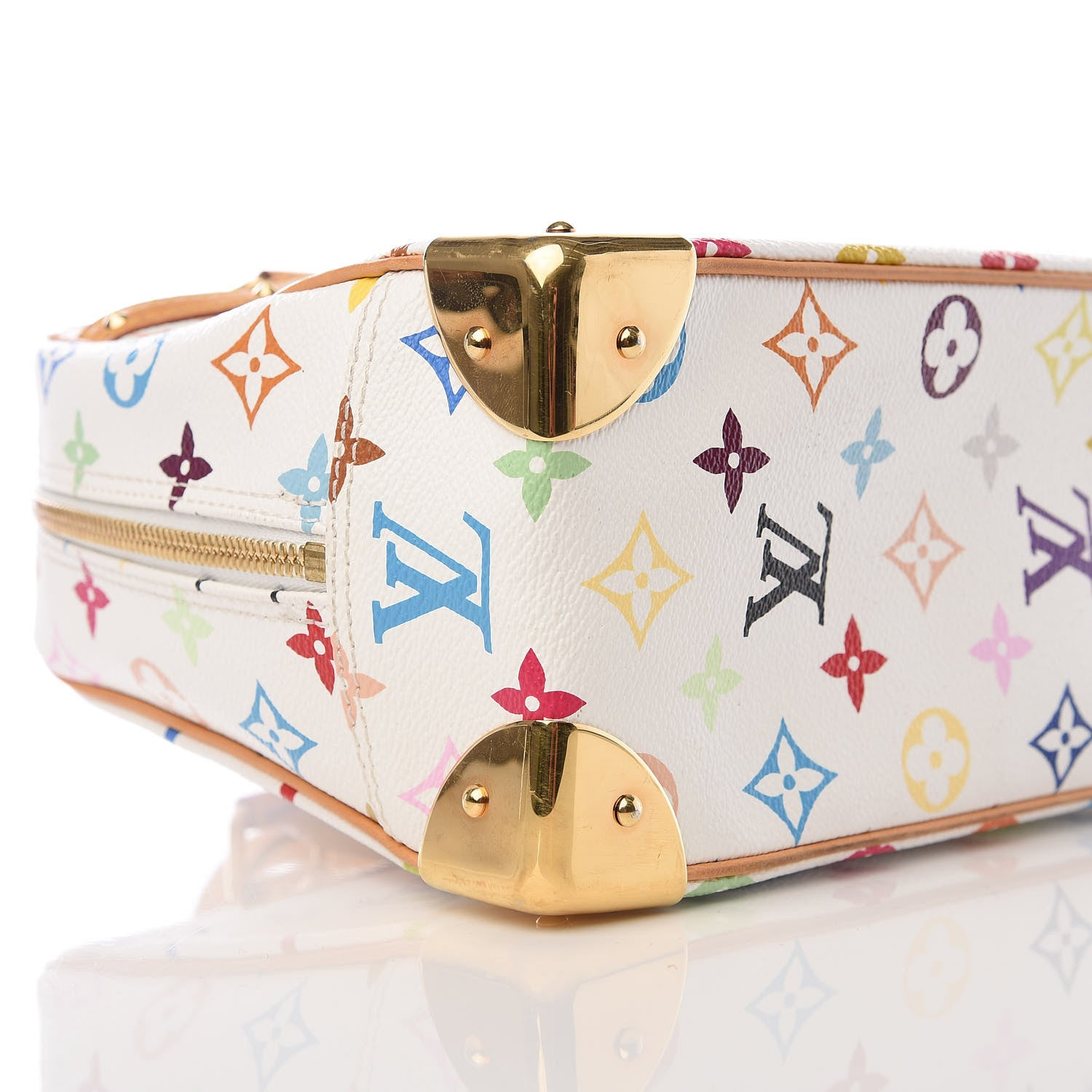 Louis Vuitton Monogram Multicolor Trouville White 7 of 9