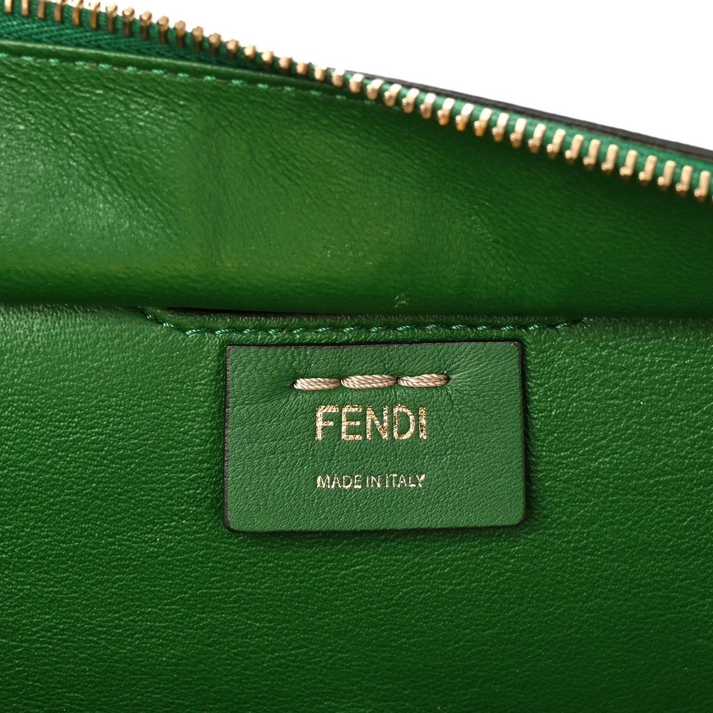 Vitello Dolce Shiny Nappa Petite 3Jours Tote Tortora Emerald