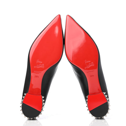 Christian Louboutin Nappa Spiked Hall Flats 38.5 Black 5 of 10