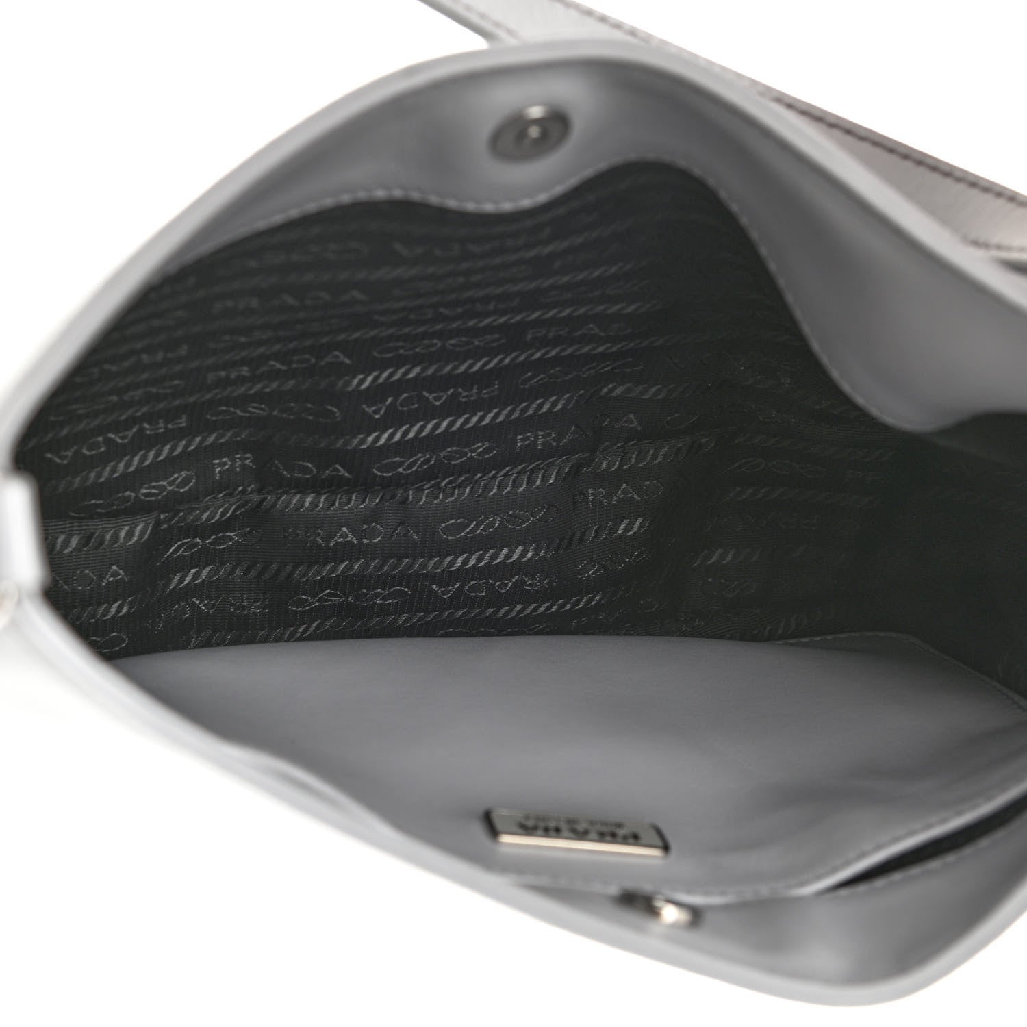 Prada Spazzolato Cleo Shoulder Bag Fiordaliso 5 of 9