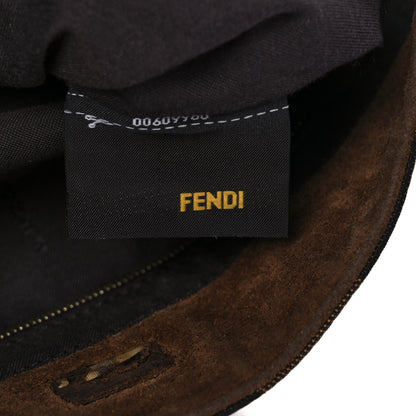 Fendi Pequin Vitello Large Hobo Tobacco Amarena 8 of 12