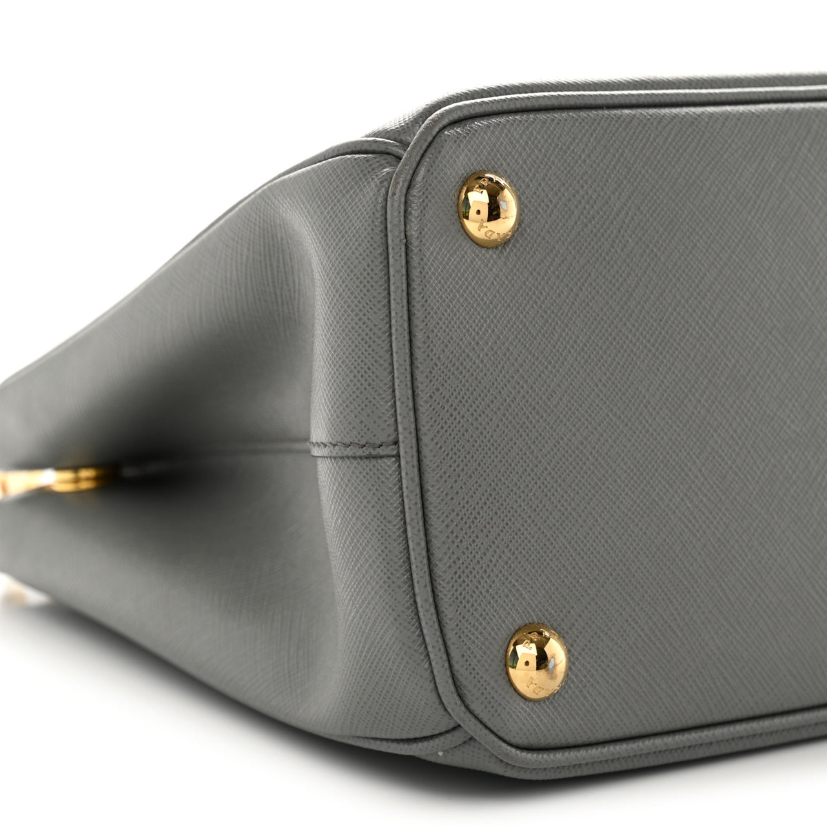 Saffiano Lux Small Galleria Double Zip Tote Ardesia