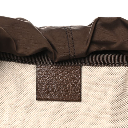 Gucci GG Supreme Monogram Medium Ophidia Double Buckle Backpack Brown 6 of 10