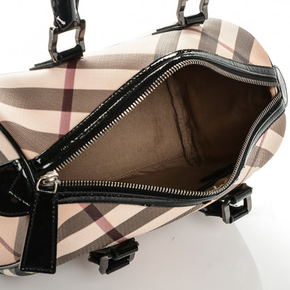 Burberry Nova Check Small Chester Bowling Bag Black 5 of 8